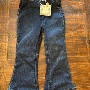 Chelsea & Violet Baby Flare Leg Pull On Denim Blue Jeans ~ 18-24 Months ~ NWT